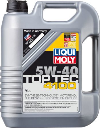 НС-синтетическое моторное масло Top Tec 4100 5W-40 5л